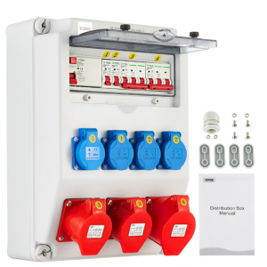 VEVOR 壁式配电板 16A / 32A 230V / 400V 插座