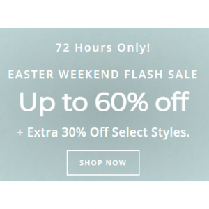 72 Hour Easter Weekend Sale: Up to 60% Off + Extra 30% Off Select @ Shop Premium Outlets