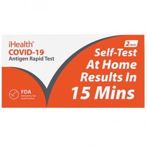 iHealth COVID-19 At Home Antigen Rapid Tests, Pack Of 2 Tests @ Office Depot and OfficeMax