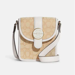 COACH North/South Lonnie Crossbody In Signature Jacquard Sale @ COACH Outlet