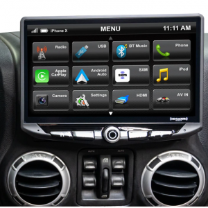 Jeep Wrangler JK Complete Radio Plug-n-play Replacement Kit for $1279 @Stinger Off-Road