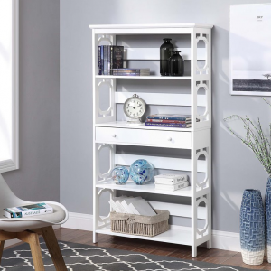 Convenience Concepts Omega 5 层白木抽屉书柜