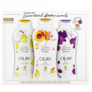 Olay Essential Botanicals Body Wash, 3-pack @ Costco