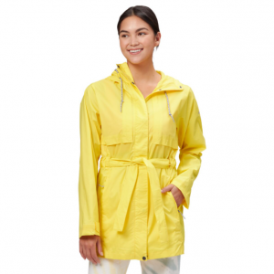 哥倫比亞 Columbia Pardon My Trench 女士雨衣夾克，限黃色