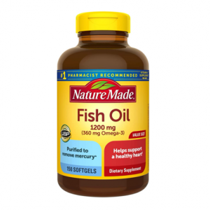 Nature Made Fish Oil 1200mg, 150 Softgels @ Amazon