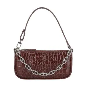 By Far Mini Rachel Embossed Shoulder Bag Sale @ CETTIRE