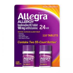 $7.50 Off Allegra Allergy Non-Drowsy, 110 Tablets @ Costco