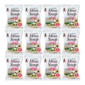 Miko Brand 凍幹味增湯 3.24oz 12包 加入熱水即可 @ Amazon