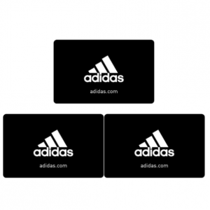 3张价值$40的adidas Gift Card礼品卡组合促销，再送3张价值$10的adidas礼卡 @ Newegg