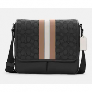 70% OFF Coach Thompson Small Map Bag In Signature Jacquard With Stripe