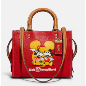 25% OFF Disney X Coach Rogue 25 With Mickey Mouse And Minnie Mouse Motif