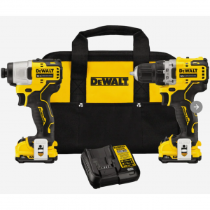 DEWALT XTREME 2-Tool 12-Volt Max Brushless Power Tool Combo Kit with Soft Case (2-Batteries and ch