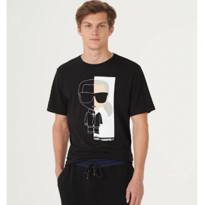 Karl Lagerfeld Paris Split Personality Karl 男士T恤