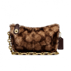 63% Off COACH Swinger The Coach Originals Leather And Signature Shearling Shoulder Bag