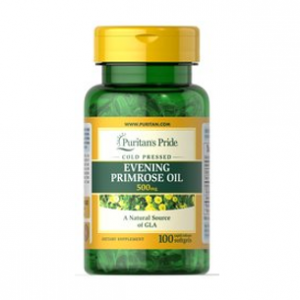 Puritan's Pride Evening Primrose Oil 500 mg with GLA 100 Softgels