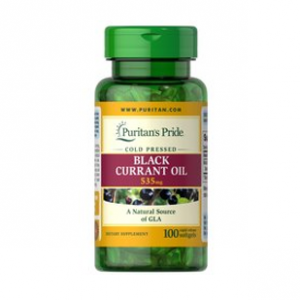 Puritan's Pride Black Currant Oil 535 mg 100 Softgels