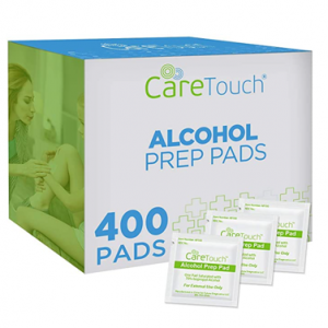 Care Touch Alcohol Prep Pads, Medium 2-Ply - 400 Wipes @ Amazon
