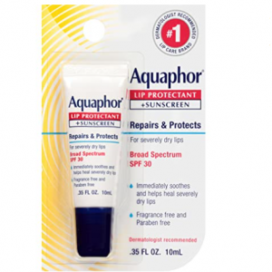 Amazon Aquaphor修護防曬唇膏SPF 30, 0.35 Oz熱賣