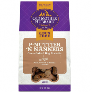 Old Mother Hubbard Peanut Butter & Banana Dog Treats @ Amazon