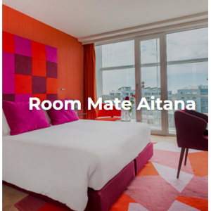 Book the Happitality Rate and receive up to a 25% discount @Room Mate Hotels
