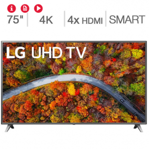 Costco - LG 75" UN9070 系列 - 4K UHD LED LCD智能电视机，现价$799.99 