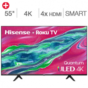 Costco - Hisense 55" U6GR5 Series - 4K ULED LCD 電視，現價$399.99
