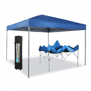 PHI VILLA 10x10ft Instant Pop Up Canopy w/ Wheeled Bag, 100 Sq. Ft of Shade