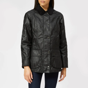 Barbour Women's Beadnell Wax Jacket - Black Sale @ The Hut