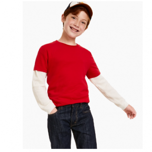 白菜價！Macy's官網 Epic Threads大童基礎款純色T恤1.4折熱賣