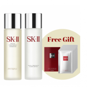 SKII - 神仙水+清莹露+前男友面膜10片