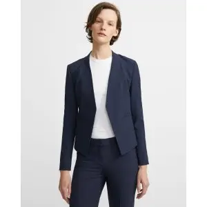 70% Off Theory Open Blazer in Stretch Wool Sale @ Theory Outlet 