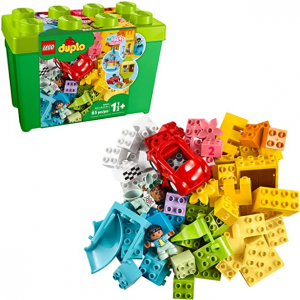 乐高得宝LEGO DUPLO 经典豪华积木套装 10914 （85颗粒带收纳盒）