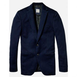 Scotch & Soda Tailored Indigo Blazer