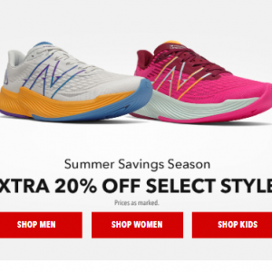 Joe's New Balance Outlet - Extra 20% Off Select Styles