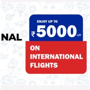 Enjoy up to Rs. 5000 off on International Flights @AkbarTravels