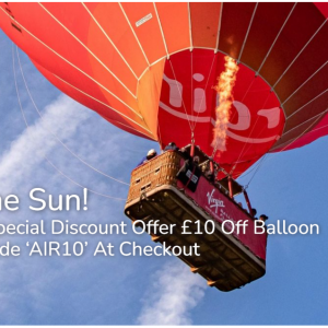 £10 Off Balloon Rides @Virgin Balloon Flights