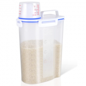 40% OFF FAXLEVY Small Rice Storage Bin 5.5lbs