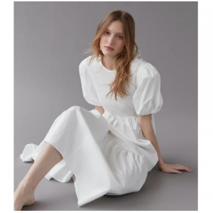 69% Off En Saison Mara Tiered Midi Dress @ Urban Outfitters