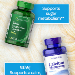 Magnesium Supplements Sale @ Puritan's Pride