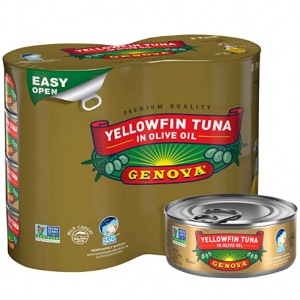 Genova 純橄欖油 野生吞拿魚罐頭 5oz 8罐 @ Amazon