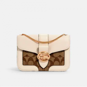 60% Off Coach Outlet Georgie Crossbody In Signature Canvas @ Shop Premium Outlets