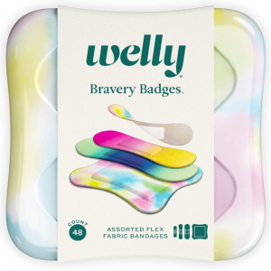 Welly Bandages, Adhesive Flexible Fabric Bravery Badges @ Amazon