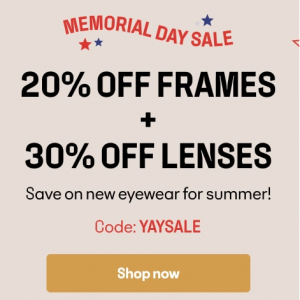 EyeBuyDirect 多款時尚眼鏡促銷 升級抗UV藍光鏡片