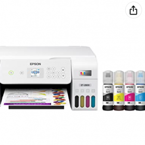 Amazon - 愛普生EcoTank ET-2800 噴墨打印機，直降$50