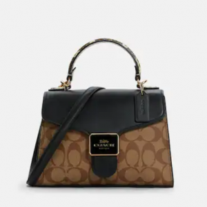 Extra 15% Off Coach Pepper Satchel In Signature Canvas @ Coach Outlet