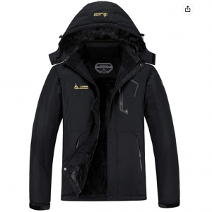 MOERDENG Men's Waterproof Ski Jacket $29.99