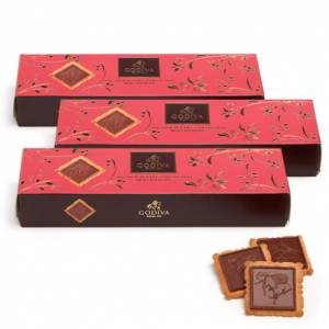 Signature Milk Chocolate Biscuits, Set of 3, 12 pc. each