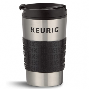Keurig Travel Mug Fits K-Cup Pod Coffee Maker, 1 Count (Pack of 1), Stainless Steel @ Amazon