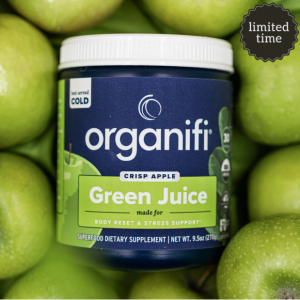green juice crisp apple ashwagandha • chlorella • spirulina • whole apple