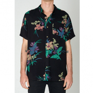 Rolla's Jeans Bon Shirt Beer Garden - Black